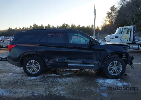 2021 Ford Explorer Xlt z USA, uszkodzony, nr VIN 1FMSK8DH8MGB09705